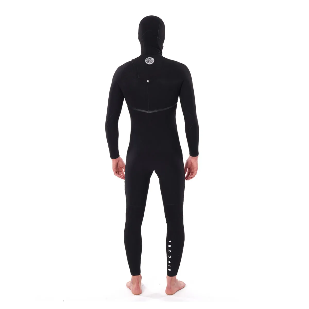 Rip Curl E Bomb 5/4mm Zip Free Hooded Wetsuit - Black