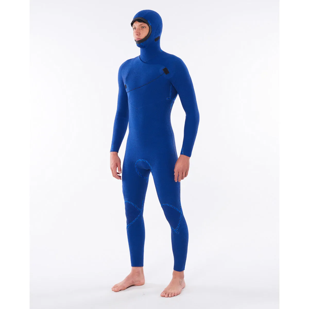 Rip Curl E Bomb 5/4mm Zip Free Hooded Wetsuit - Black