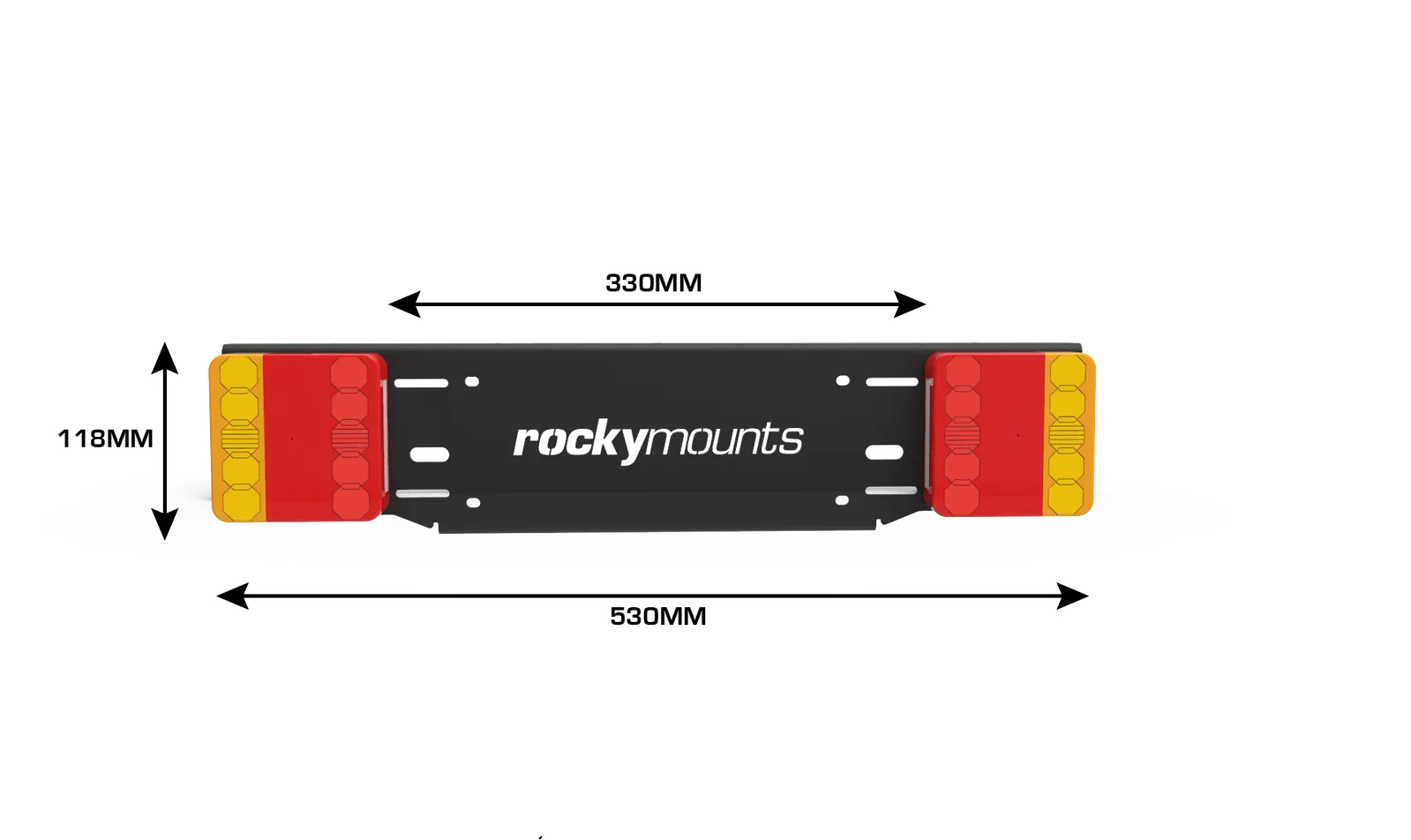 RockyMounts LED Licence plate holder - RM031 & RM047