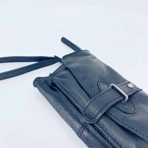 RUGGED HIDE Amelia Clutch - Black