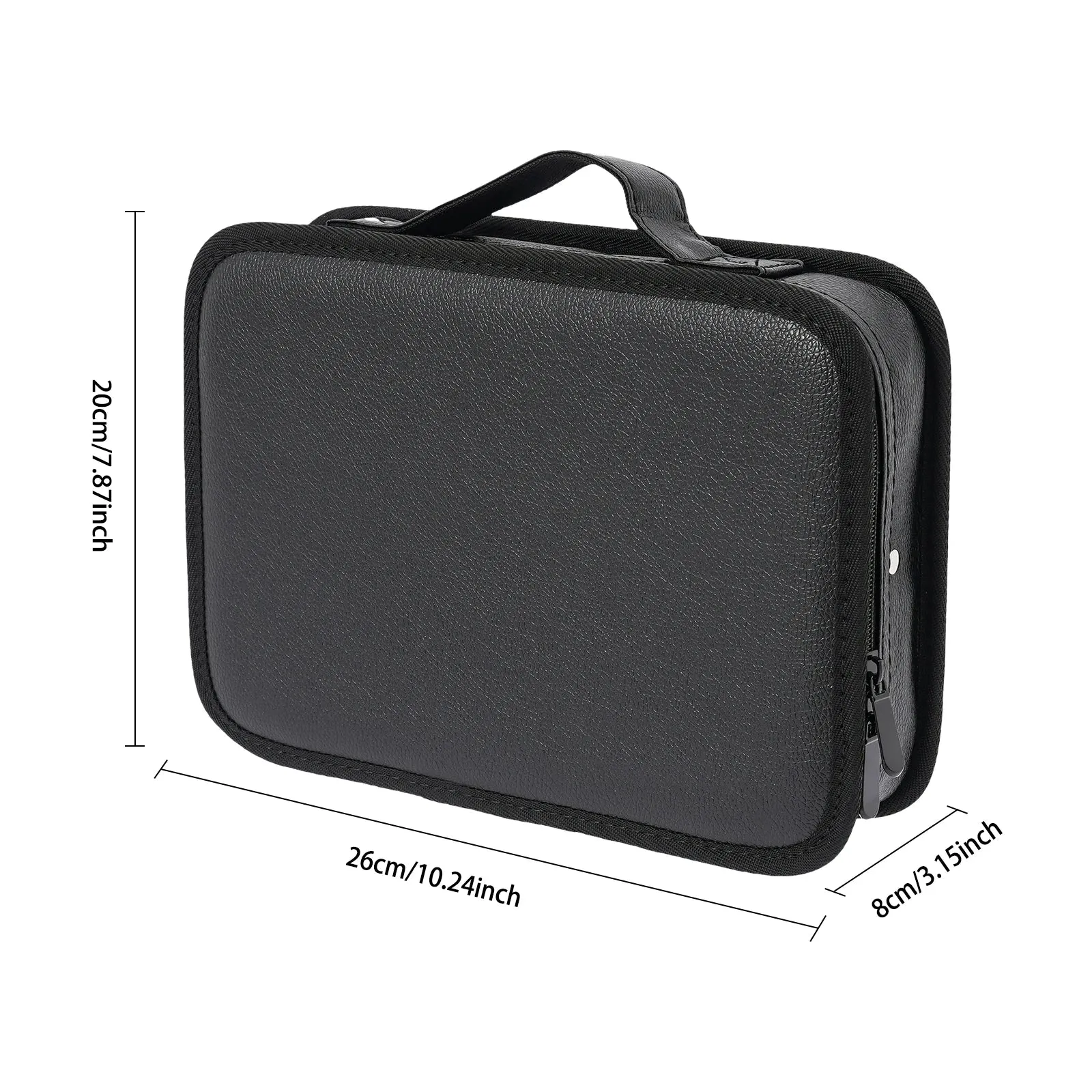 Salon Hairdressing Bag Large Capacity Portable And Lightweight Burr-free Edges Convenient Zipper Build to Last Black