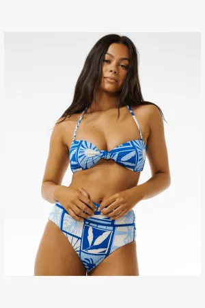 SANTORINI SUN BANDEAU - BLUE