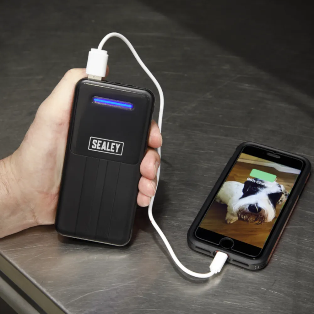 Sealey Heated Rain Jacket 5V with 20Ah Power Bank - X-Large - B