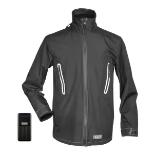 Sealey Heated Rain Jacket 5V with 20Ah Power Bank - X-Large - B