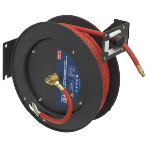 Sealey Retractable Air Hose Metal Reel 15m x 10mm - B