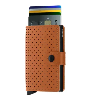 Secrid - Mini Wallet - Perforated Cognac