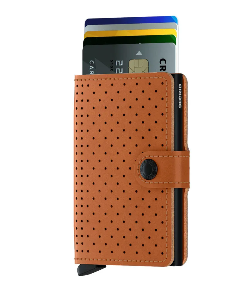 Secrid - Mini Wallet - Perforated Cognac