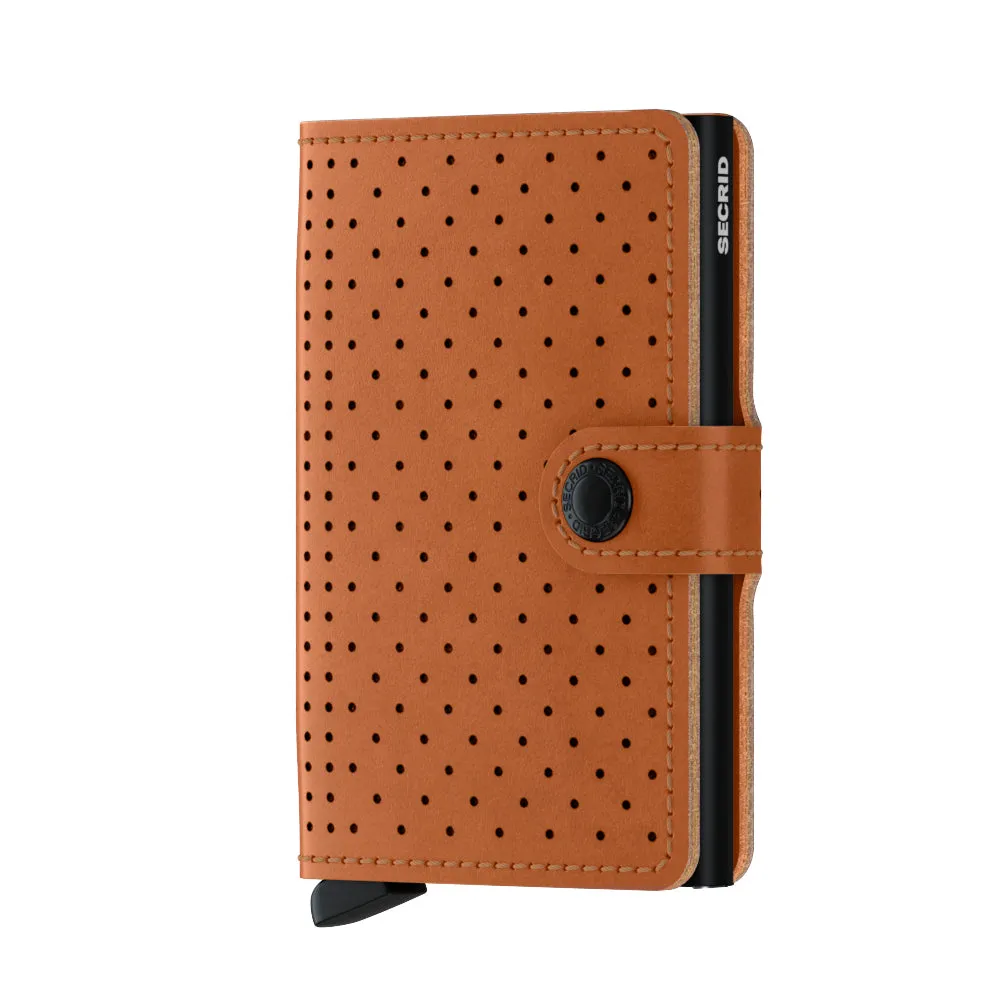 Secrid - Mini Wallet - Perforated Cognac