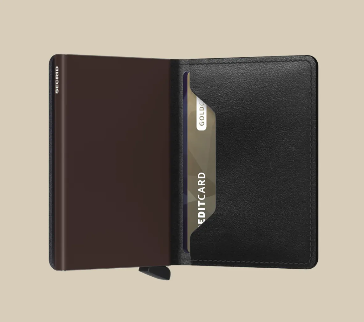 SECRID Slimwallet Original - Black & Brown
