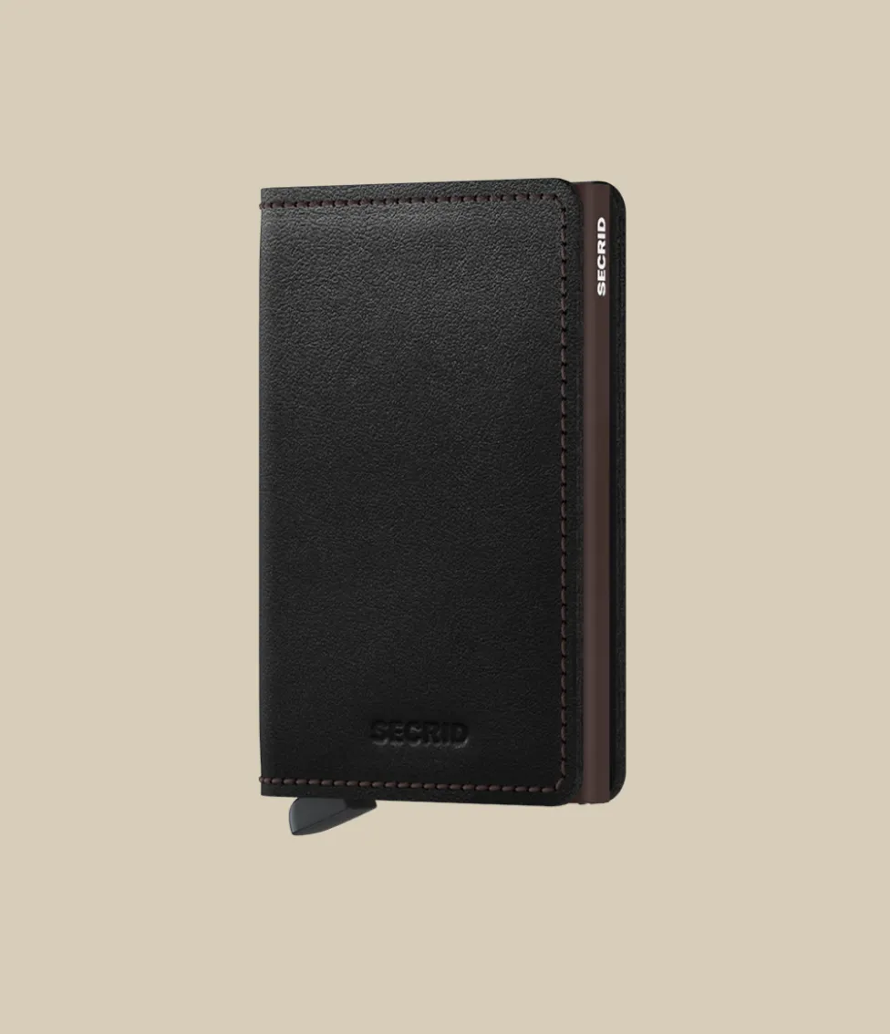 SECRID Slimwallet Original - Black & Brown
