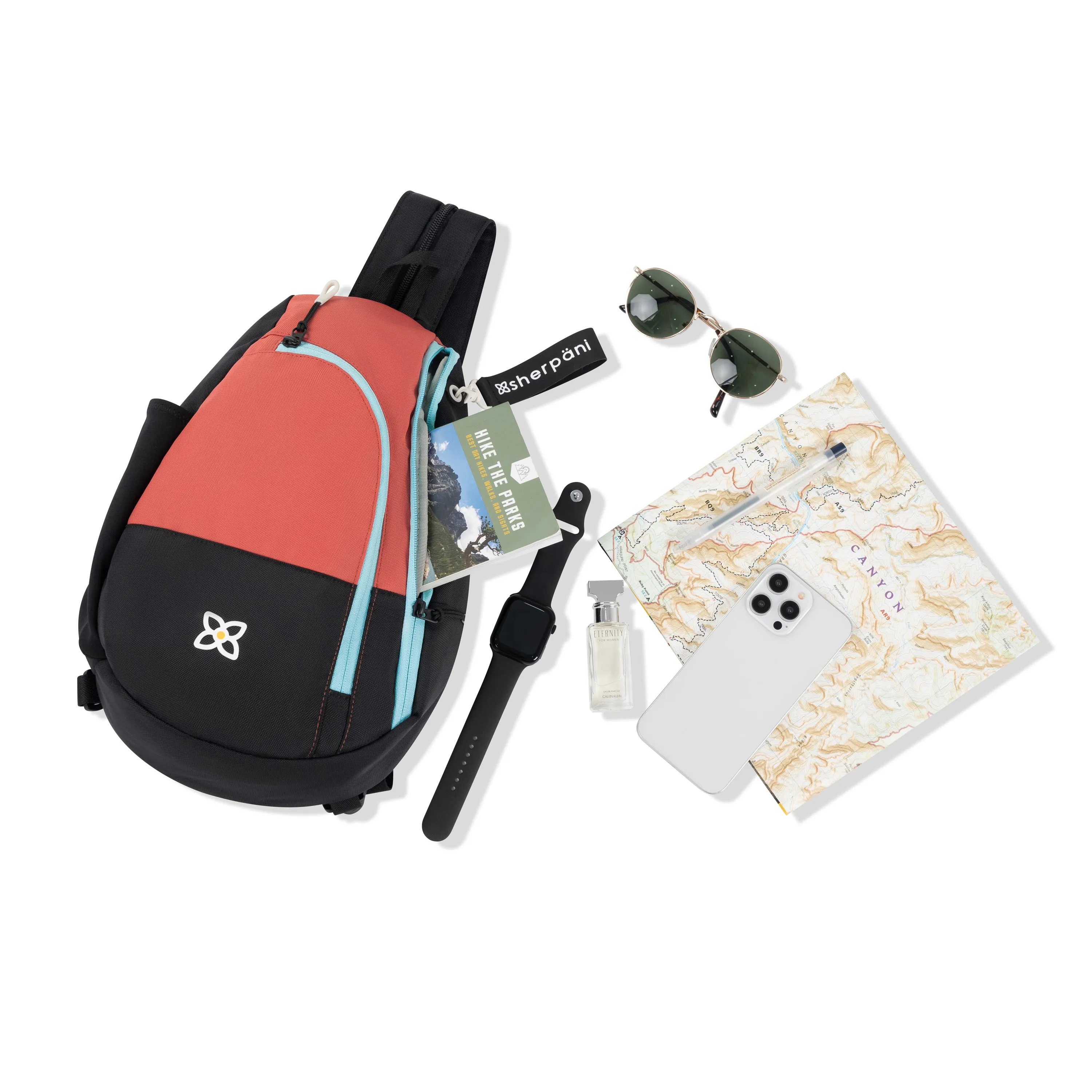 Sherpani Wayfarer Convertible Sling Backpack reef