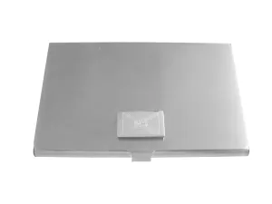 Silver Toned Etched Florida State Flag Business Card Holder