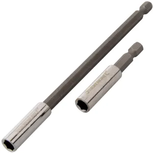 Silverline 2 Piece Screwdriver Bit Holder Set 60 & 150mm Quick Change
