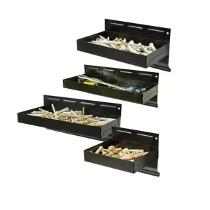 Silverline 868873 Magnetic Tool Trays Holders Storage Racks 150mm - 310mm (4pc)