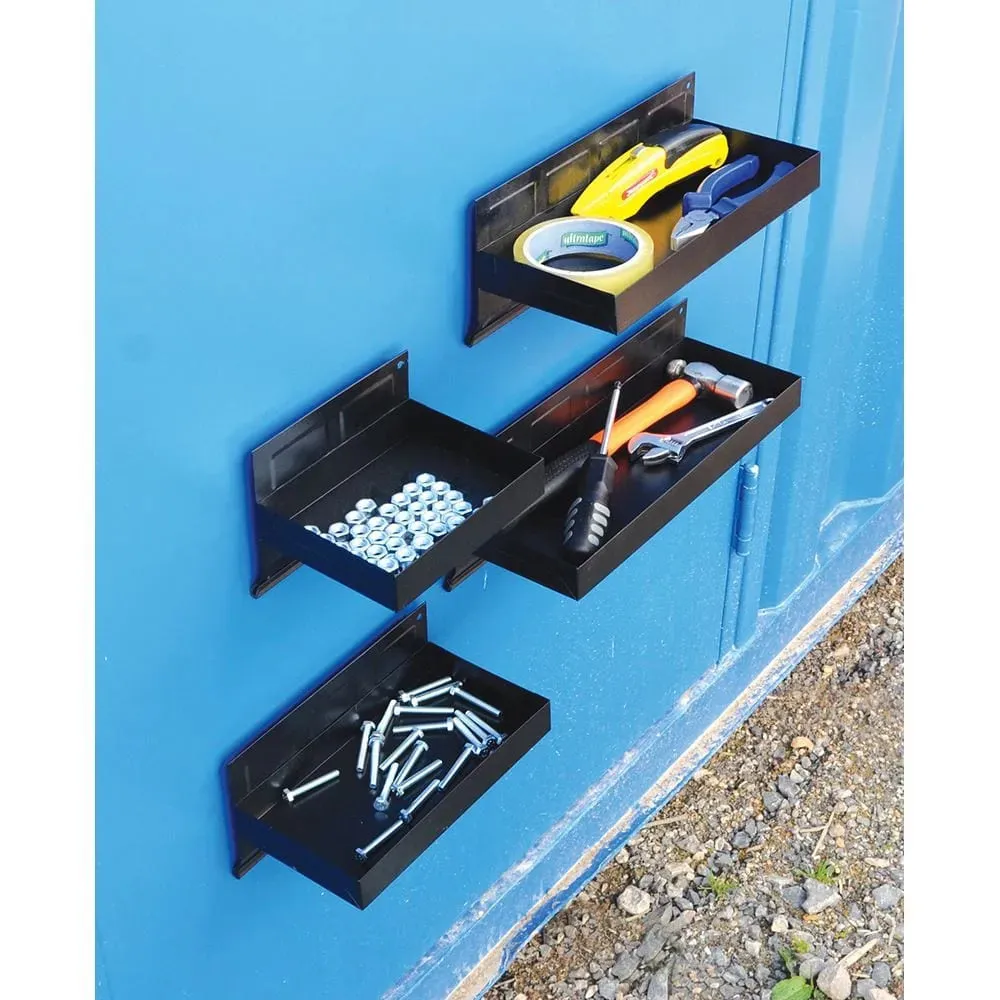 Silverline 868873 Magnetic Tool Trays Holders Storage Racks 150mm - 310mm (4pc)