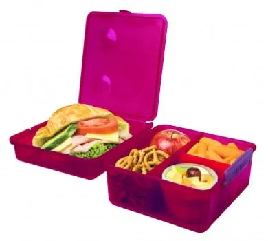 Sistema Lunch Cube Max with Yogurt Pot 2 Litre 41745