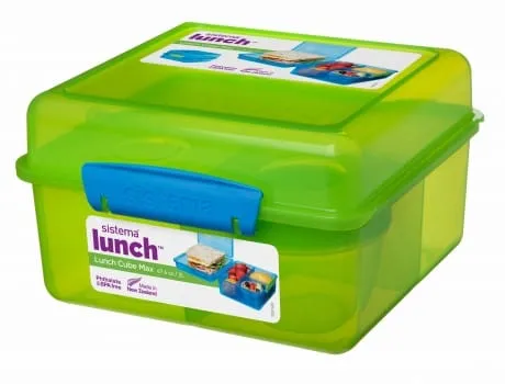 Sistema Lunch Cube Max with Yogurt Pot 2 Litre 41745