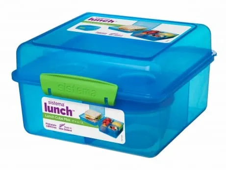 Sistema Lunch Cube Max with Yogurt Pot 2 Litre 41745