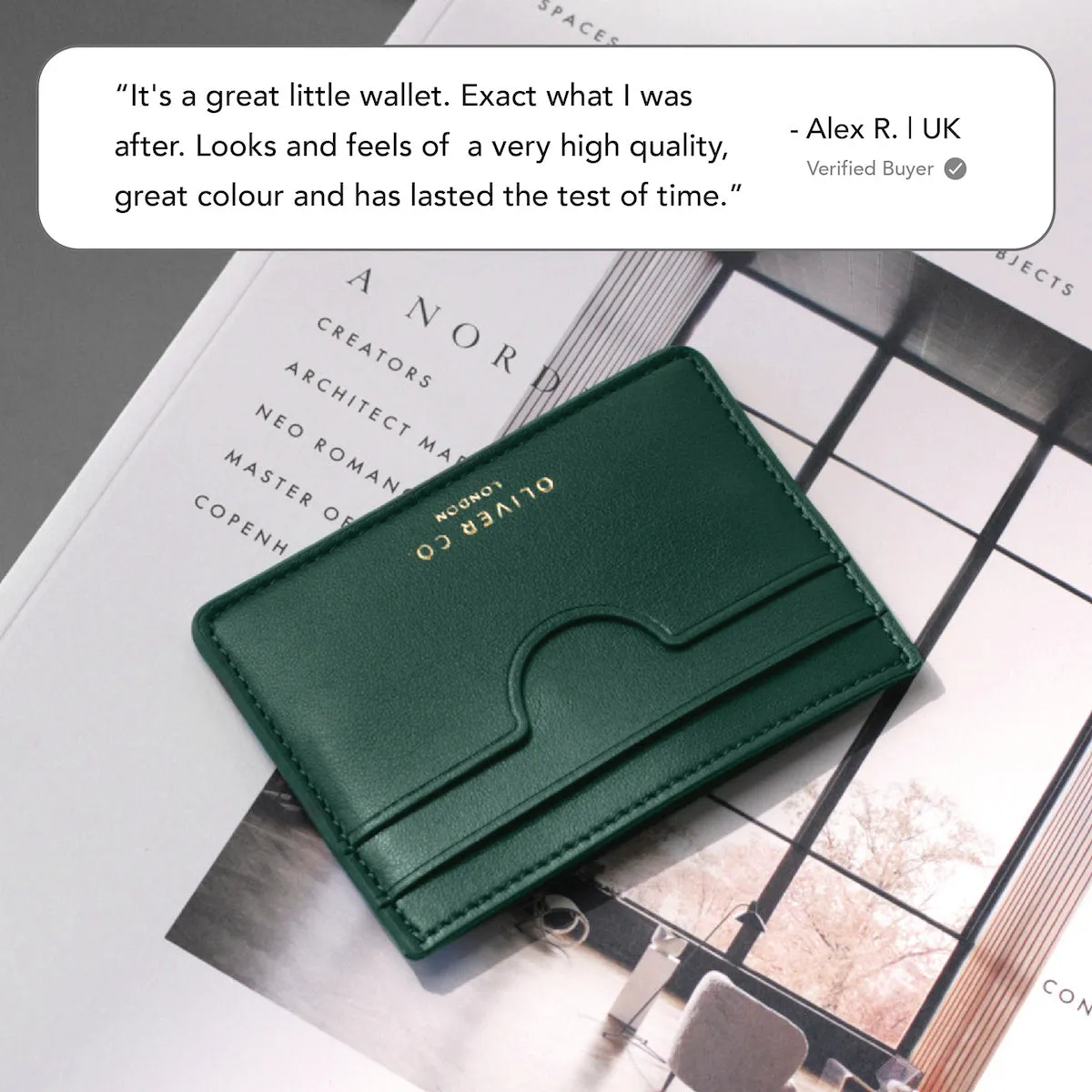 Slim Card Holder | Premium Apple Skin