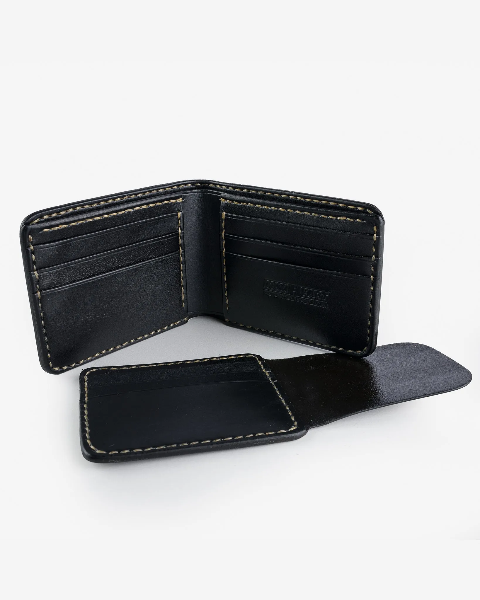 Slimline Small Shell Cordovan Wallet - Navy