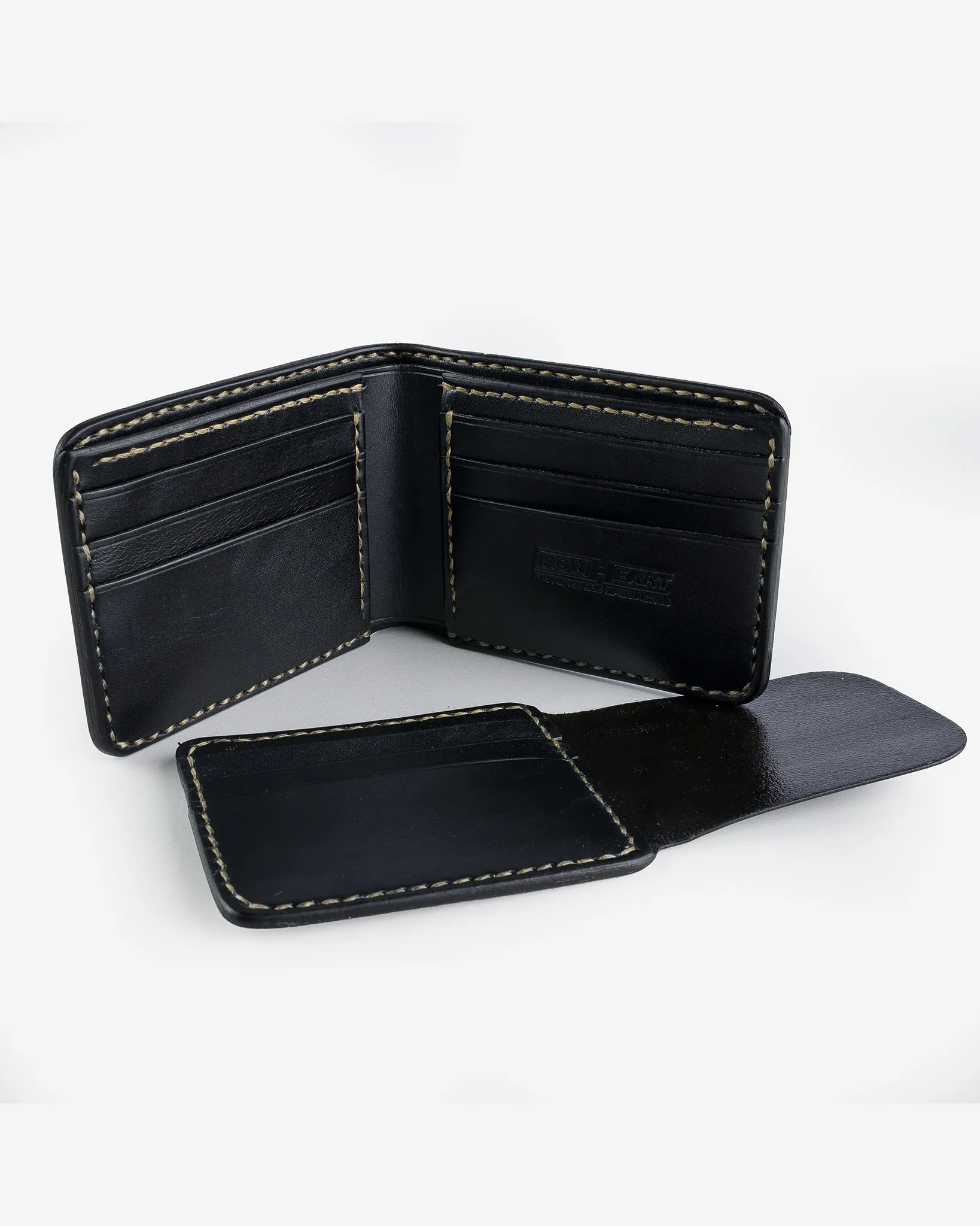 Slimline Small Shell Cordovan Wallet - Navy