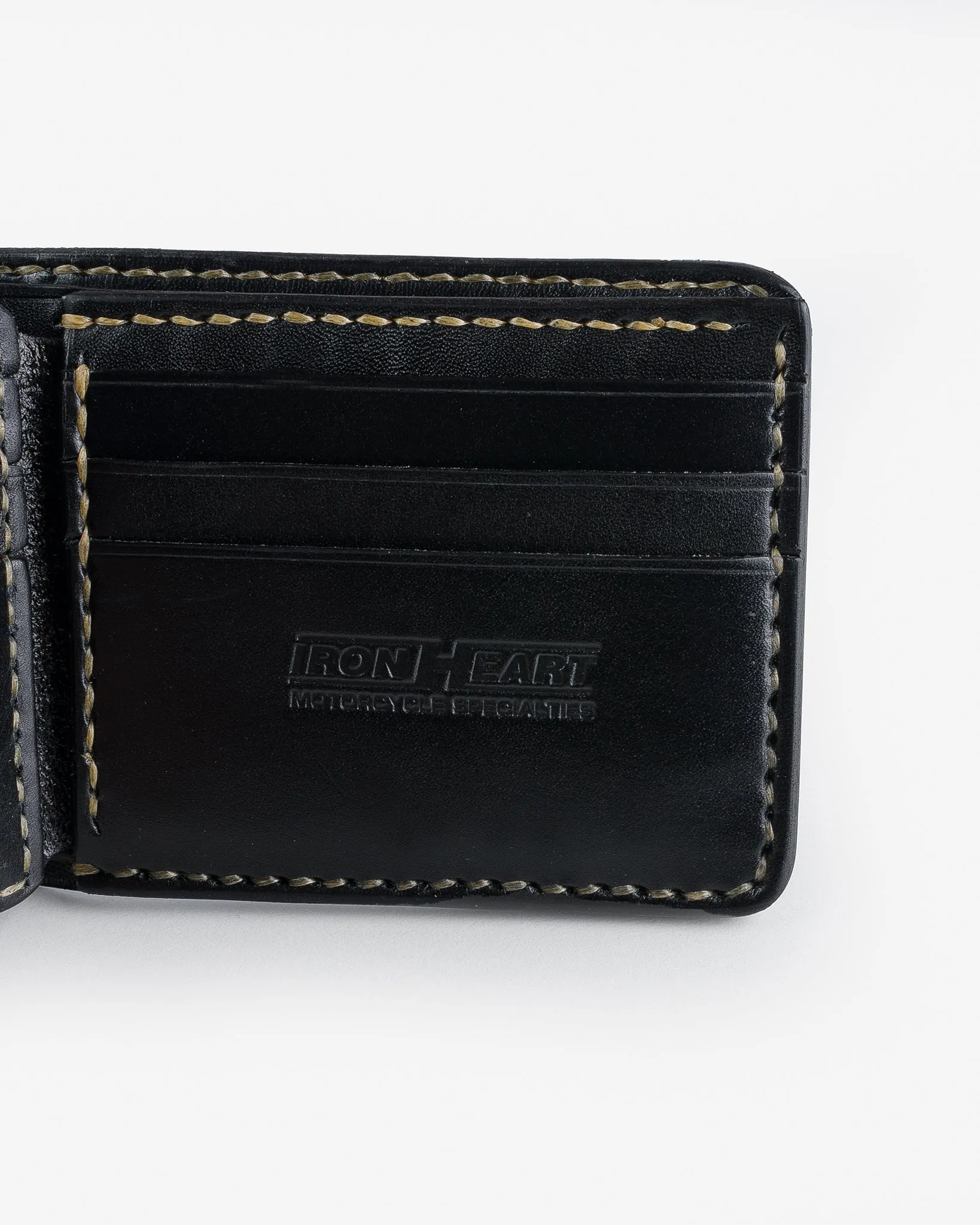 Slimline Small Shell Cordovan Wallet - Navy