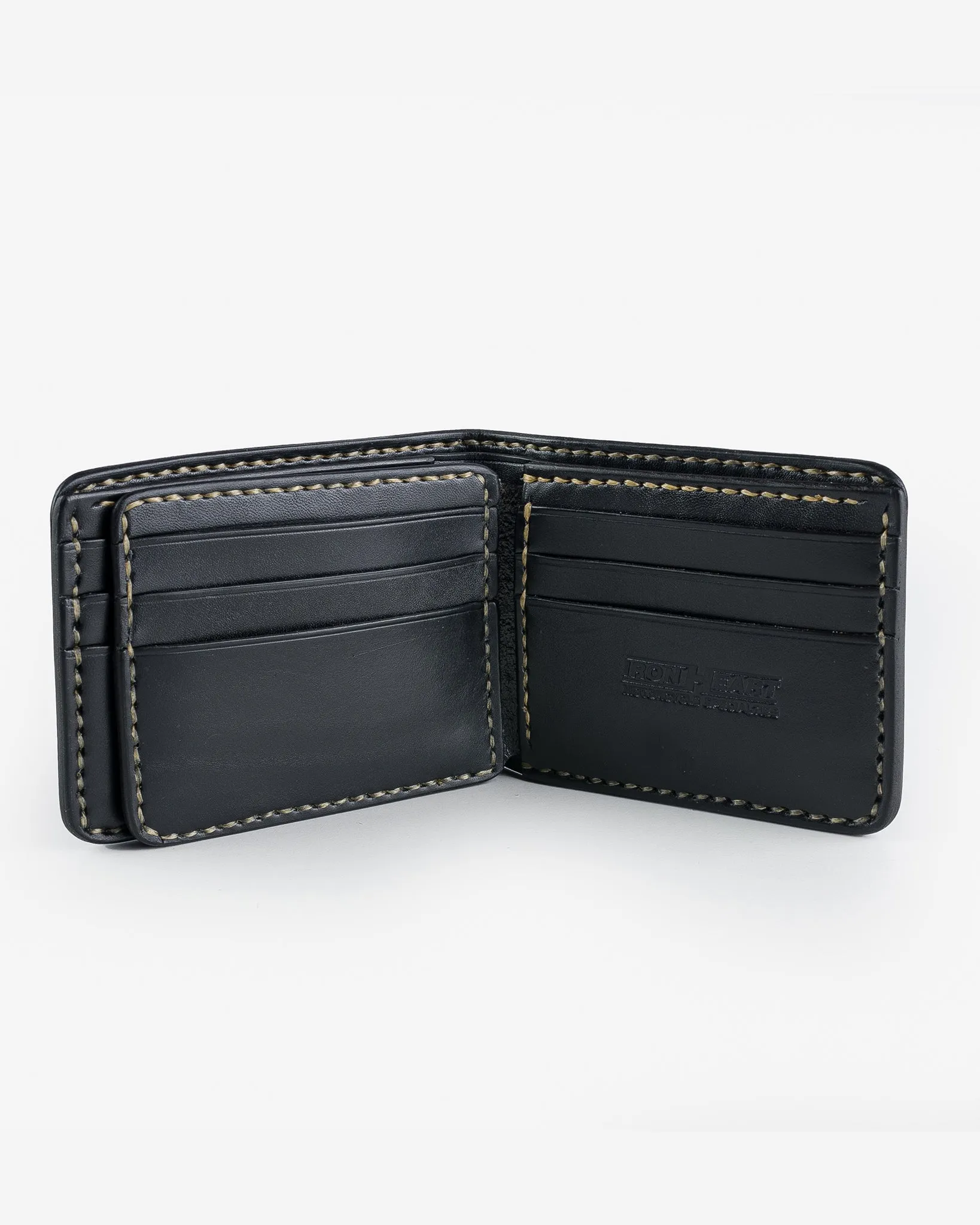 Slimline Small Shell Cordovan Wallet - Navy
