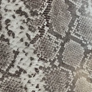 Snake Print Goat Skin | Beige | 1.2mm | 3 - 5 sq.ft | $35 ea.