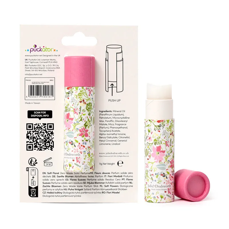 Solid Perfumed Stick Balm - Julie Dodsworth Pink Botanical