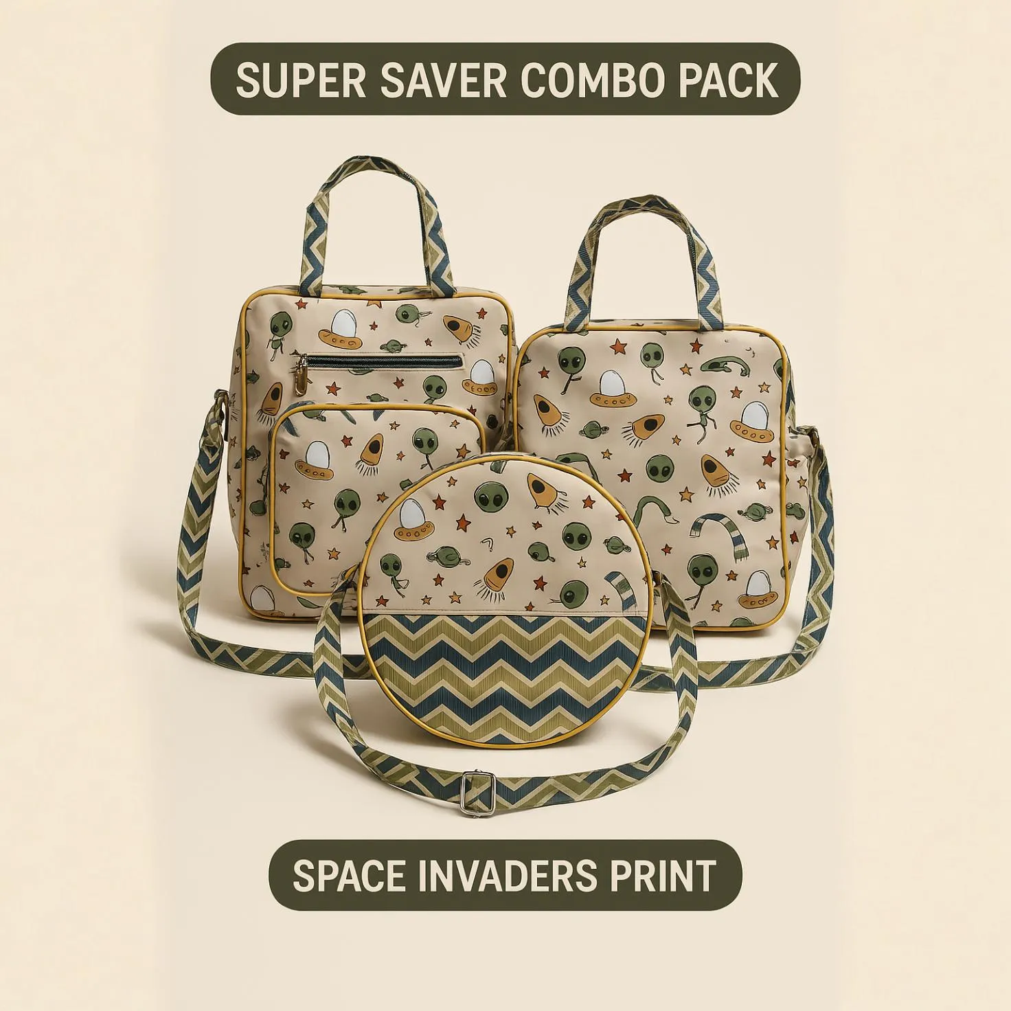 SPACE INVADERS PRINT Super Saver Combo