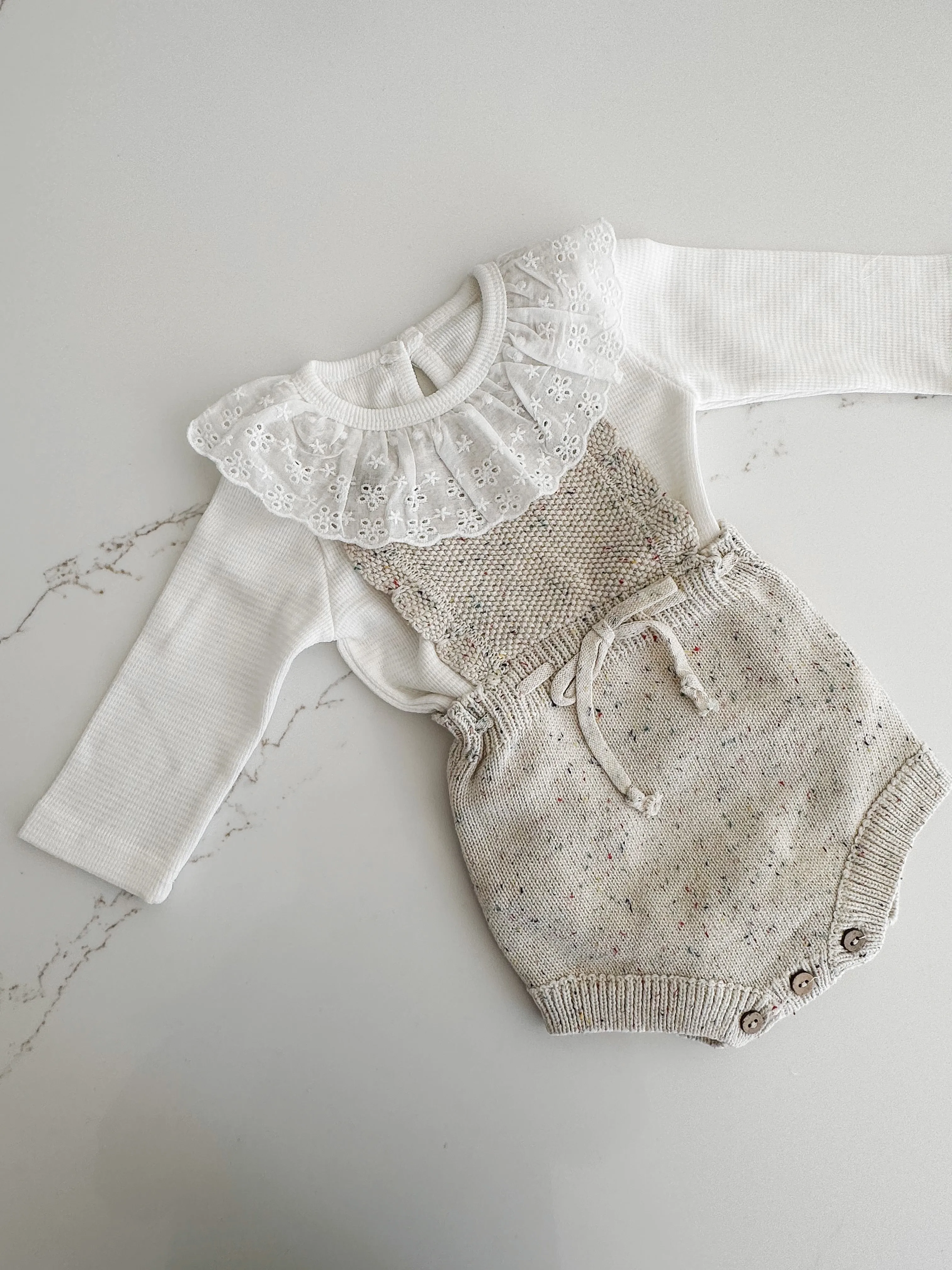 Sprinkled Knit Romper