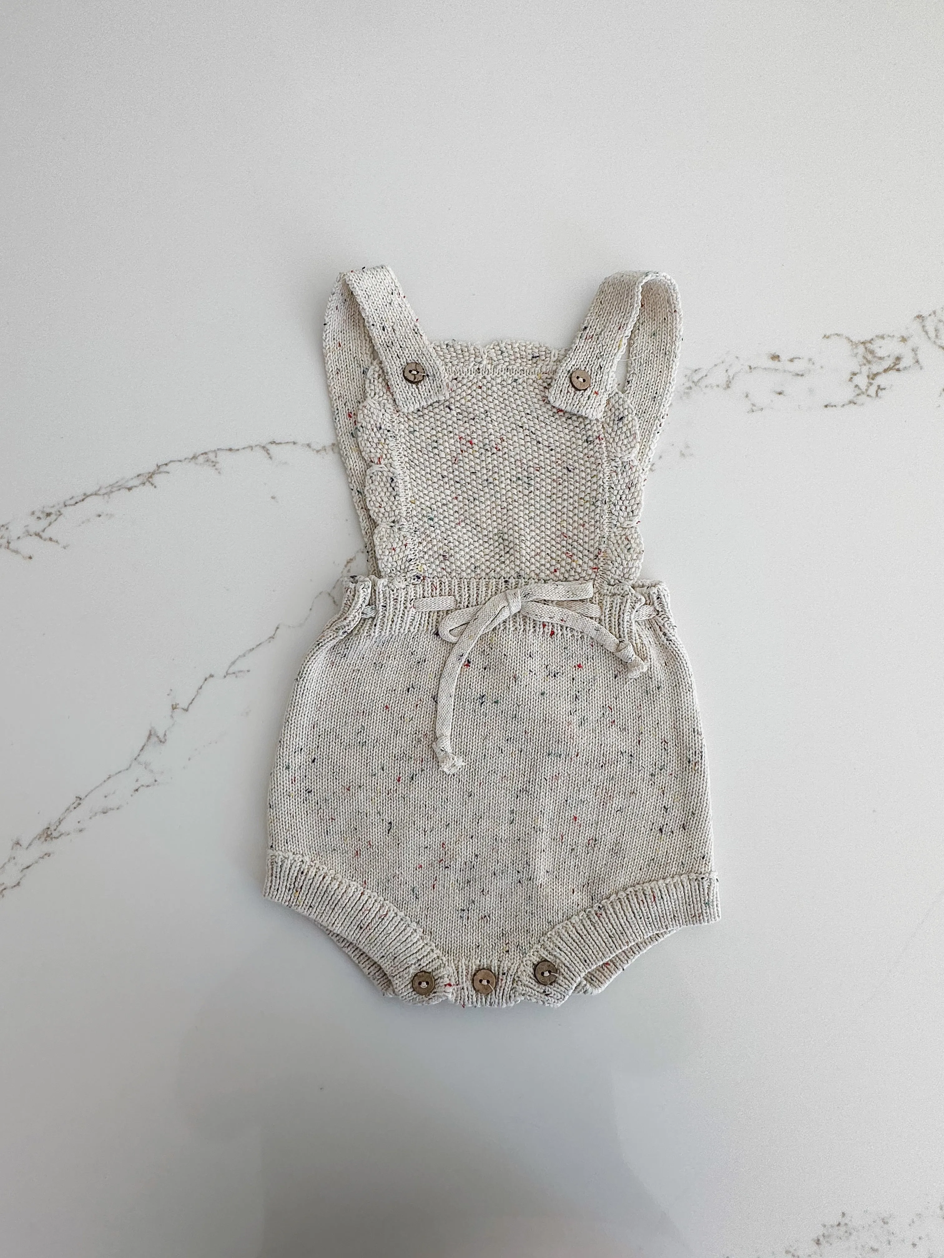 Sprinkled Knit Romper