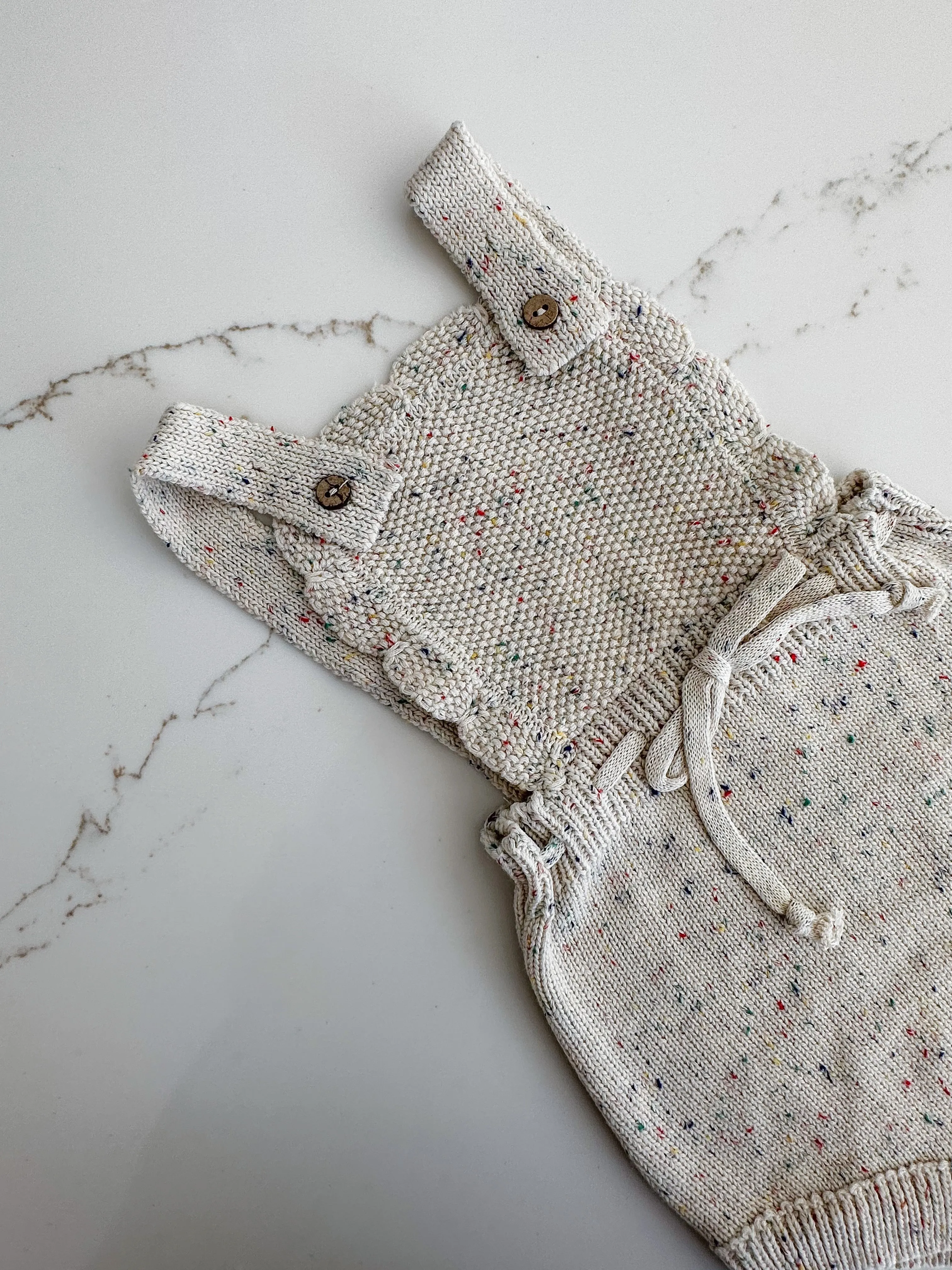 Sprinkled Knit Romper