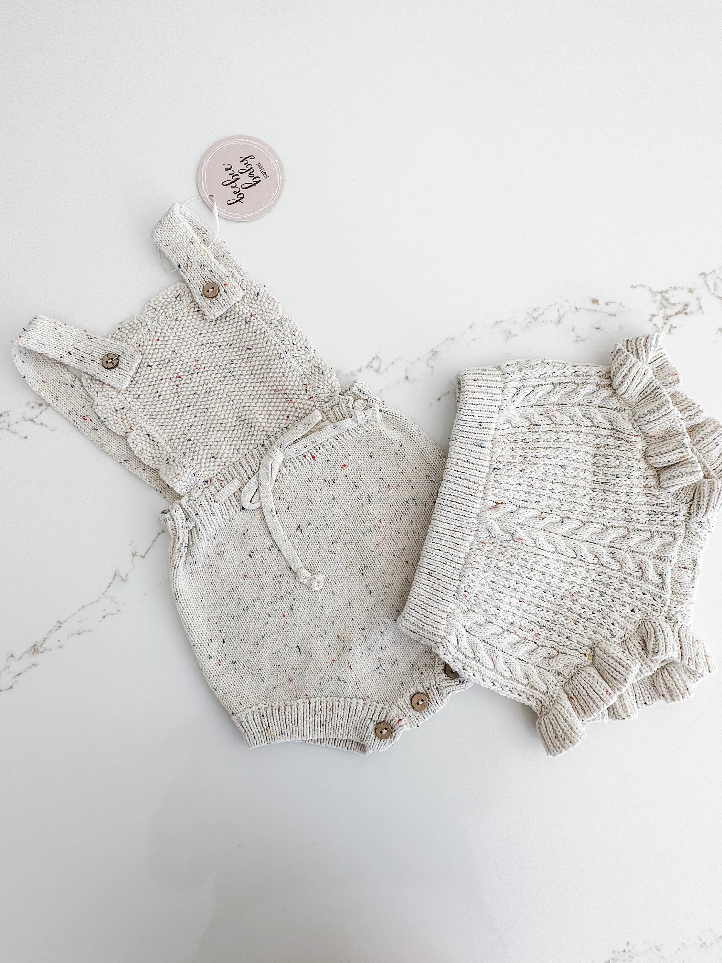 Sprinkled Knit Romper