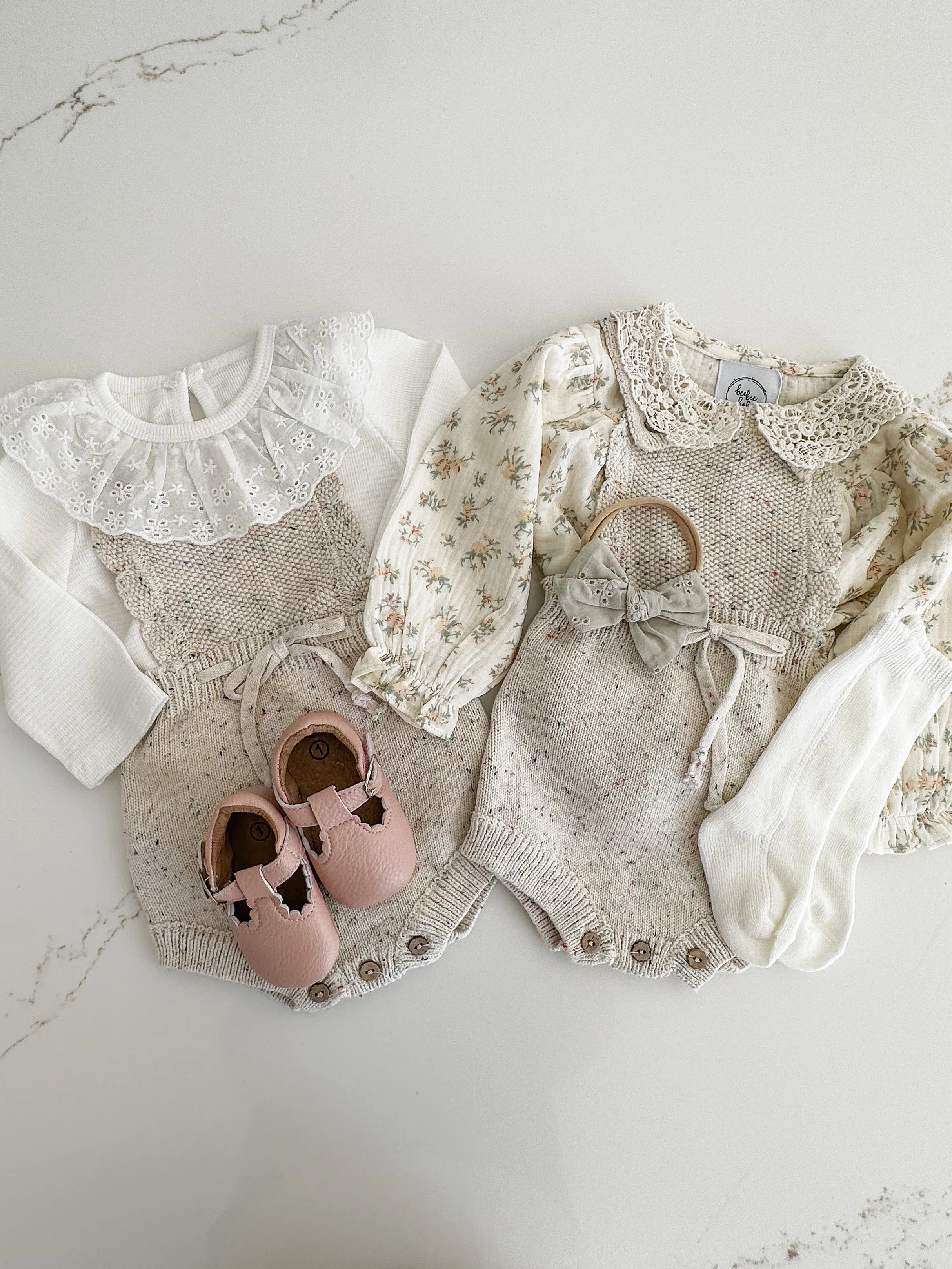 Sprinkled Knit Romper