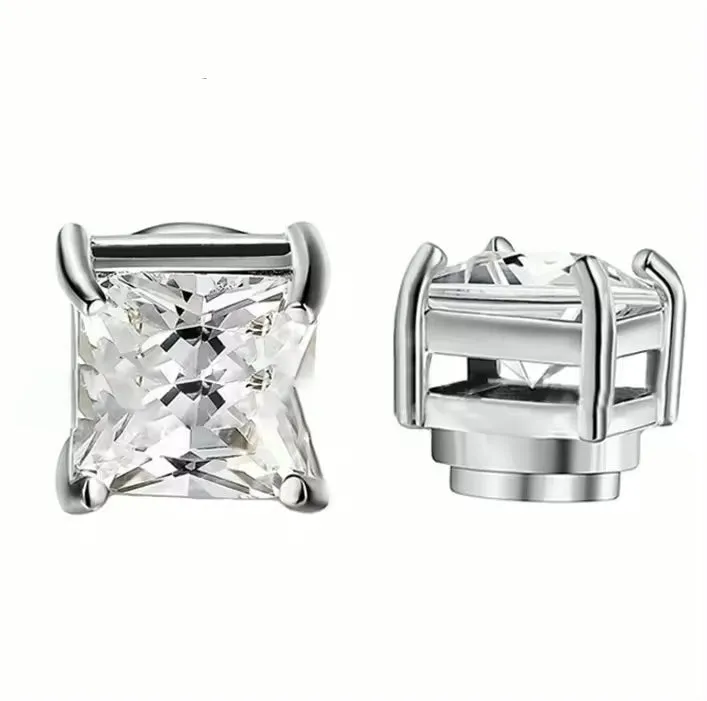 Square Magnetic Stud Earrings