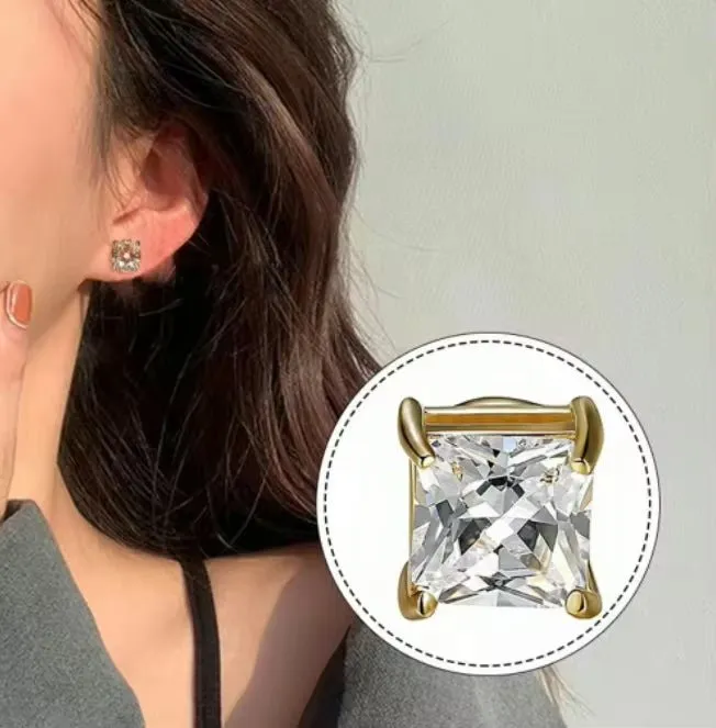 Square Magnetic Stud Earrings