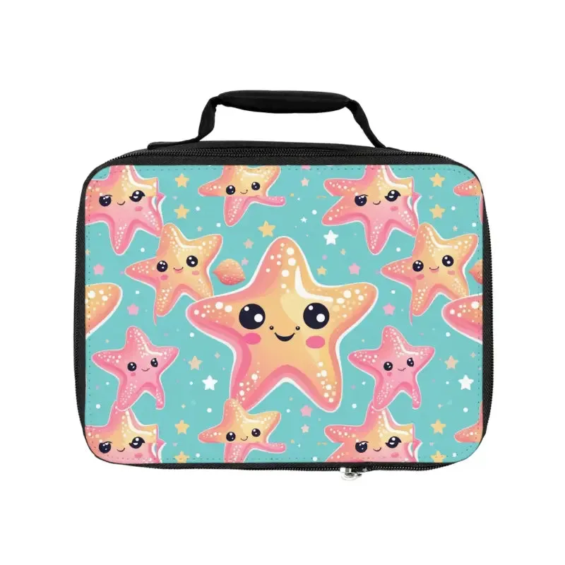 Starfishes Lunch Bag with Zippered Closure