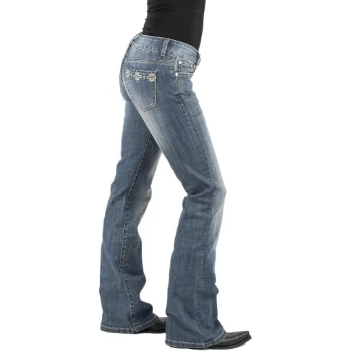 Stetson Womens 816 Bootcut Aztec desgin.