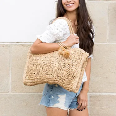 Straw Traveler Tote