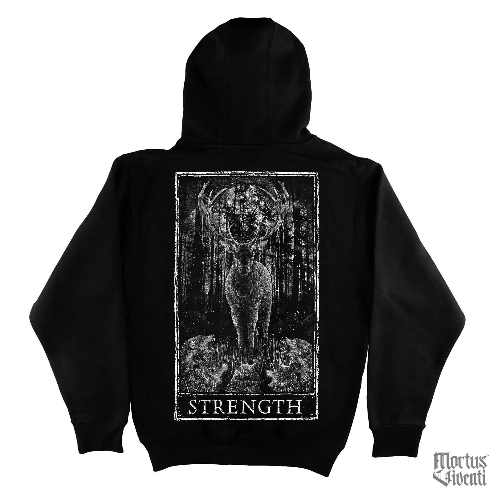 Strength Tarot Card Zip Up