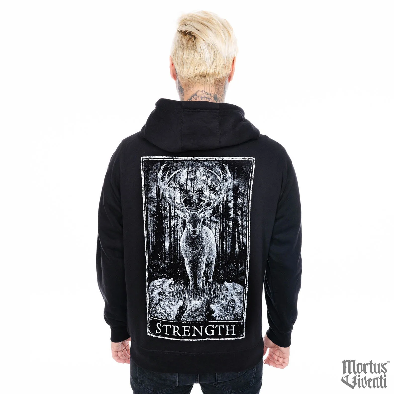 Strength Tarot Card Zip Up
