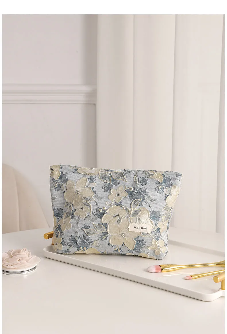 Sweet Potato Flower Yarn-dyed Portable Clutch Bags