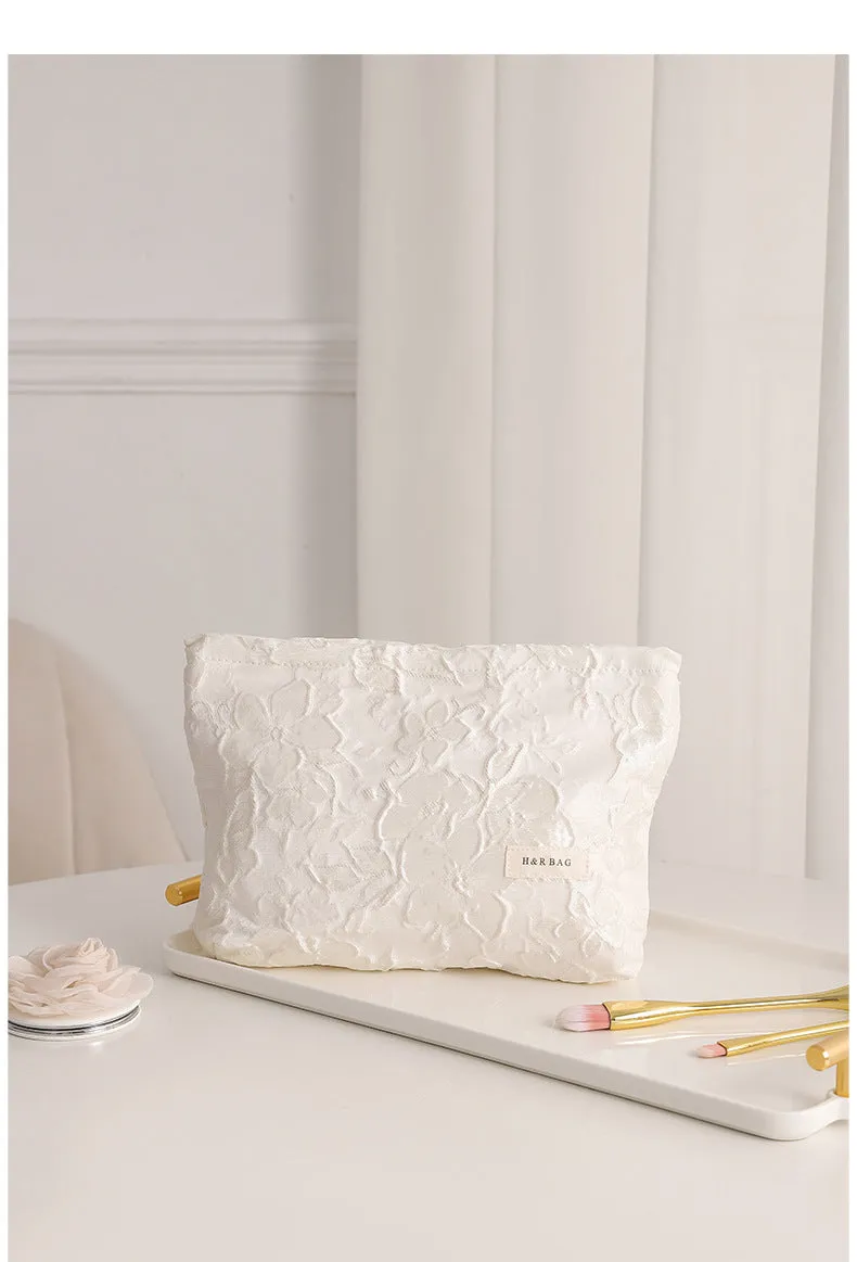 Sweet Potato Flower Yarn-dyed Portable Clutch Bags