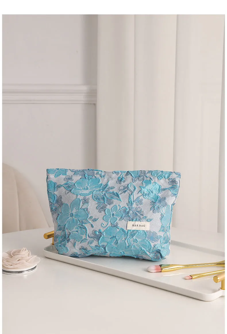 Sweet Potato Flower Yarn-dyed Portable Clutch Bags