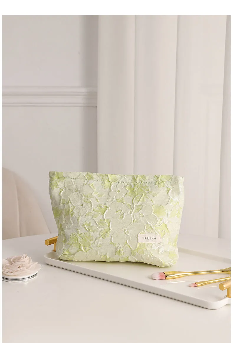 Sweet Potato Flower Yarn-dyed Portable Clutch Bags