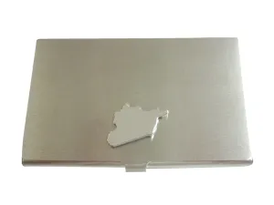 Syria Map Shape Business Card Holder