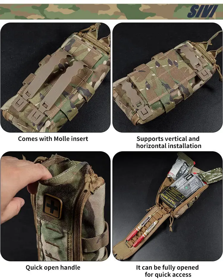 Tactical  First Aid Kits Molle Pouch Mini Waist Bag