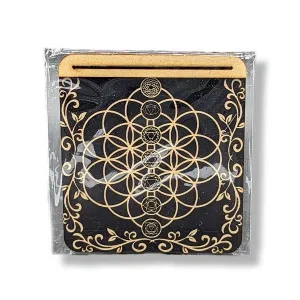 Tarot Card Holder Flower of Life Chakra