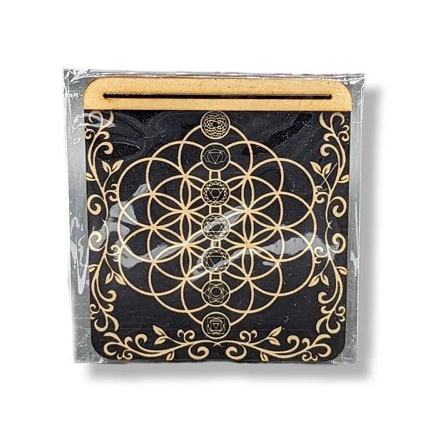 Tarot Card Holder Flower of Life Chakra